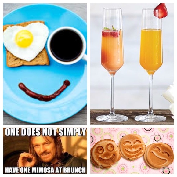 STATE OF MINE Grey Graphic Burnout “BRUNCH” Tee - Picture 9 of 9